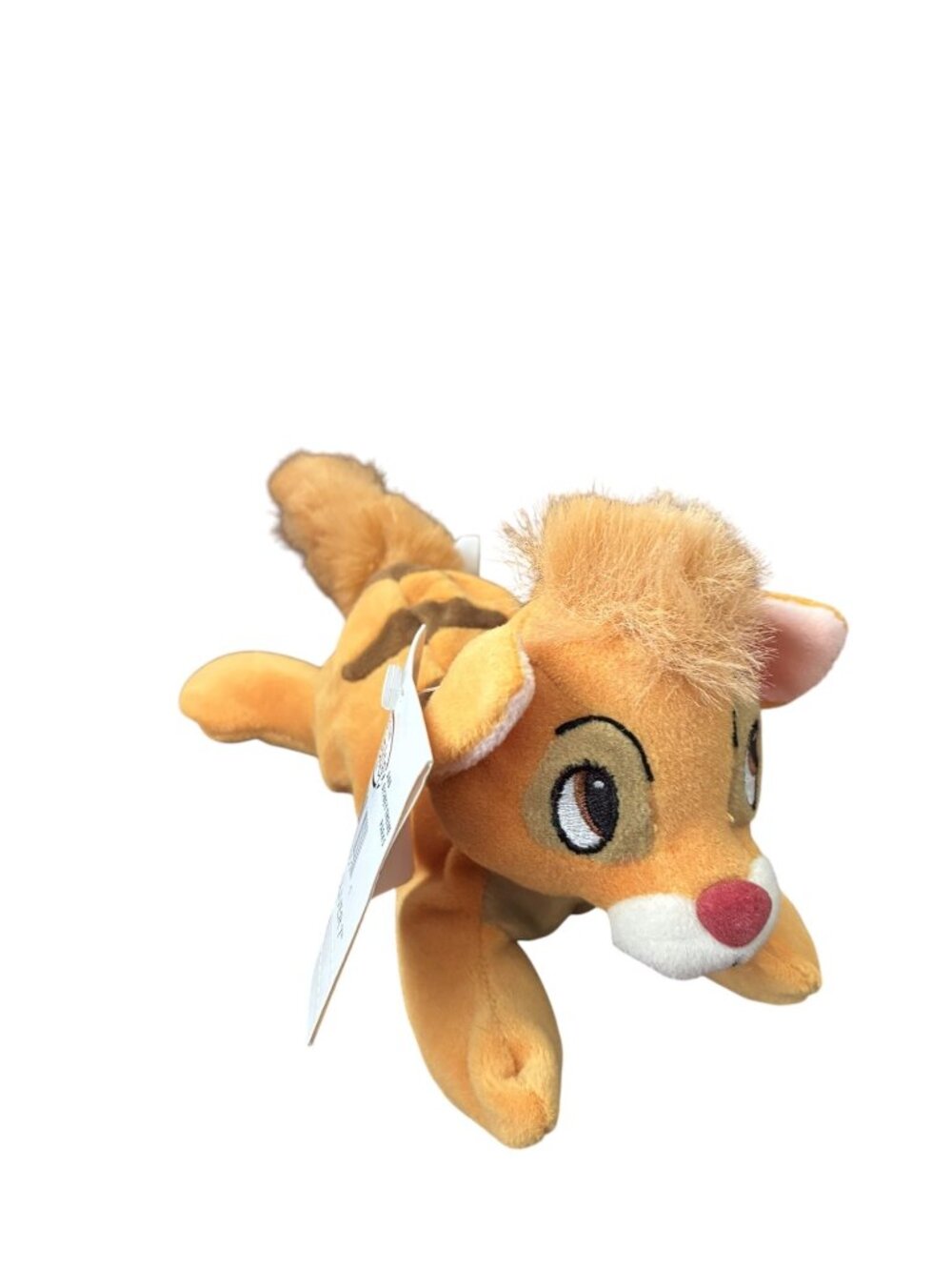 Disney Store Oliver & Company  7" Bean Bag‎ Plush Toy Cat With Tags